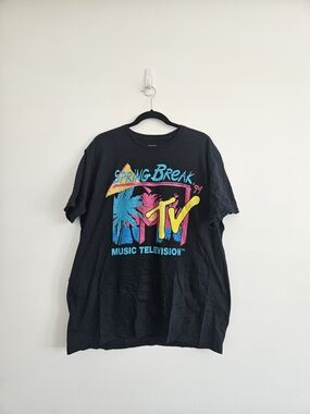 MTV Spring Break '94 Black Graphic Tee